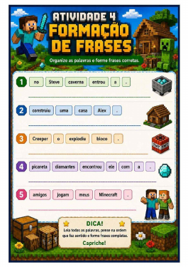 Atividade de ortografia